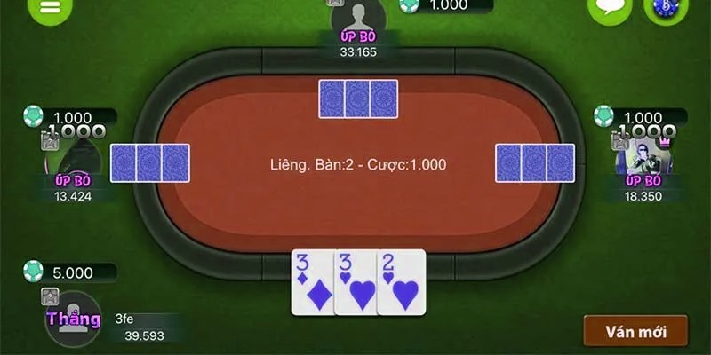 Giải thích các yếu tố cấu thành trò chơi và cách tính điểm của Liêng